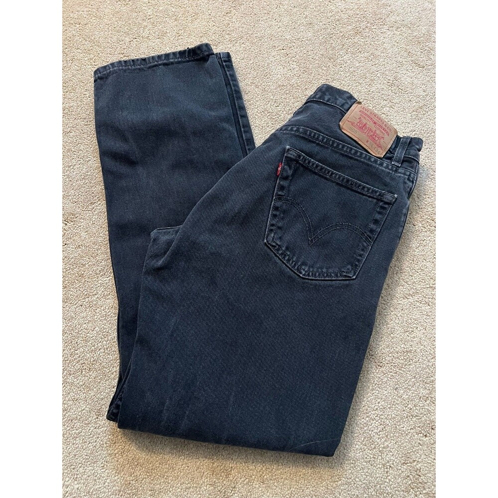 Levi's 505 Straight Regular Fit Jeans - Men’s 34 x 34 Black